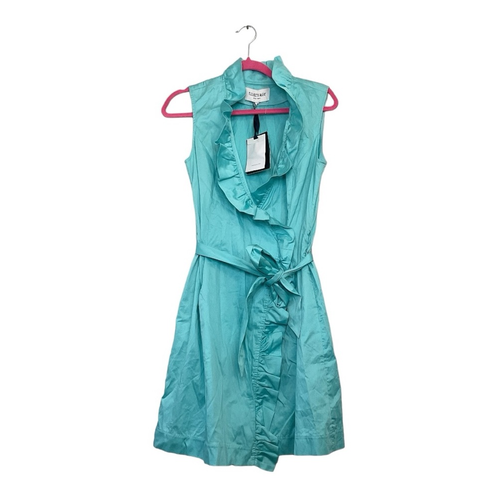 Women’s NWT Elizabeth McKay ruffle wrap dress, size 6